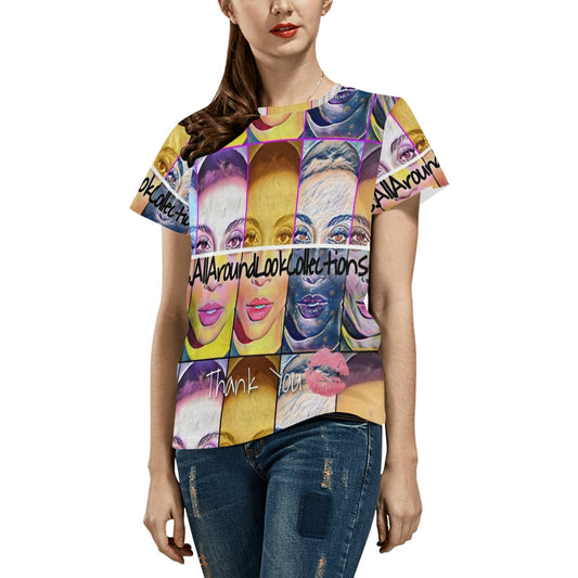 Custom Women's All Over Print/3D T-shirt