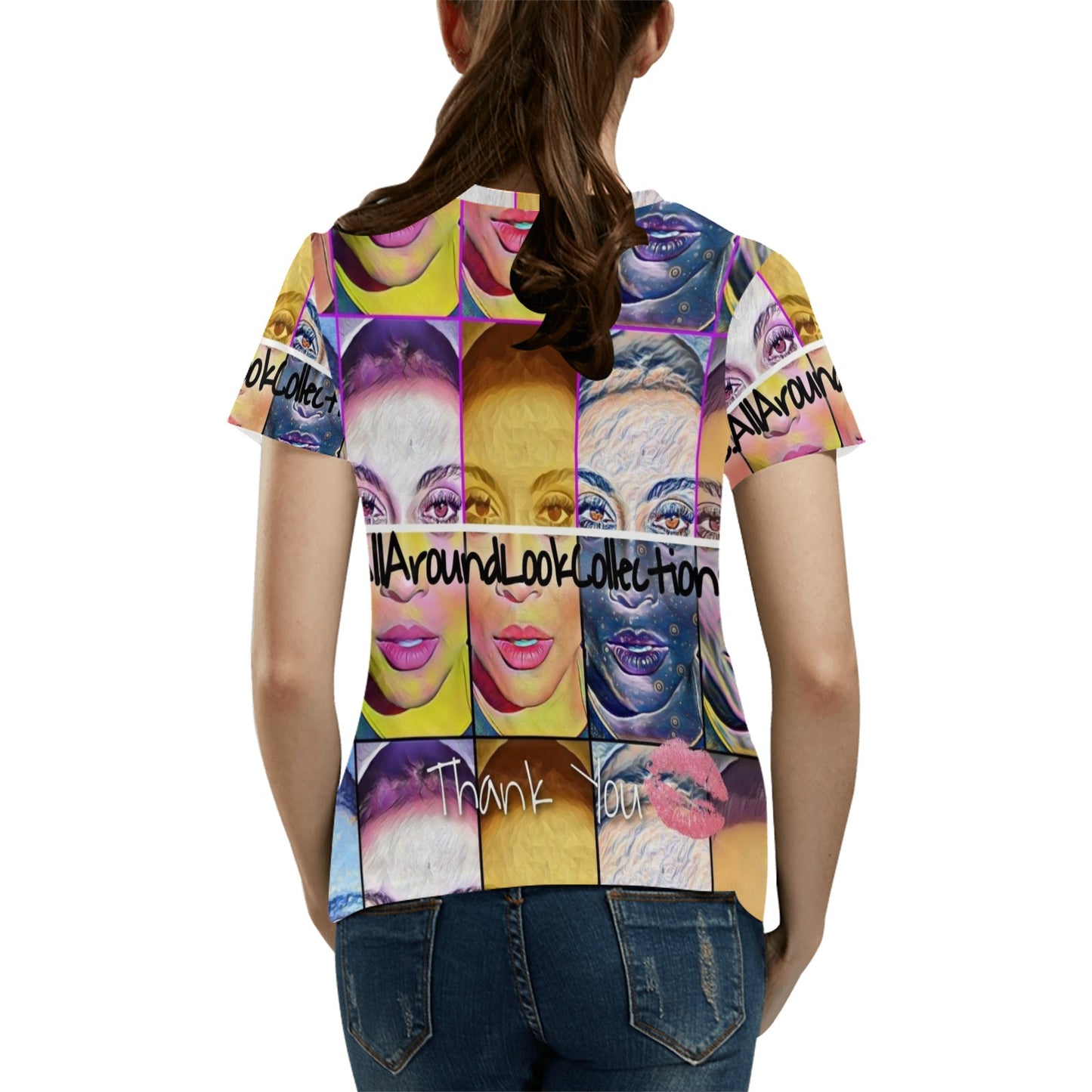 Custom Women's All Over Print/3D T-shirt