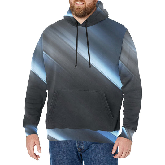 Custom Men's Long Sleeve Fleece Hoodie